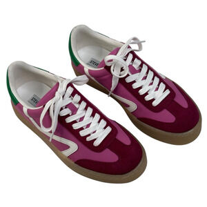 Steve Madden Reformer Womens Pink Multi Sneakers Size 7.5M New $100 C
